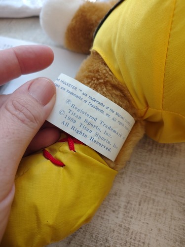 1989 WWF Hulk Rules Hulkster Hulk Hogan Complete Plush - Picture 11 of 24