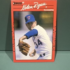 Donruss Nolan Ryan Texas Rangers 1990 Base Set #34 Baseball Card