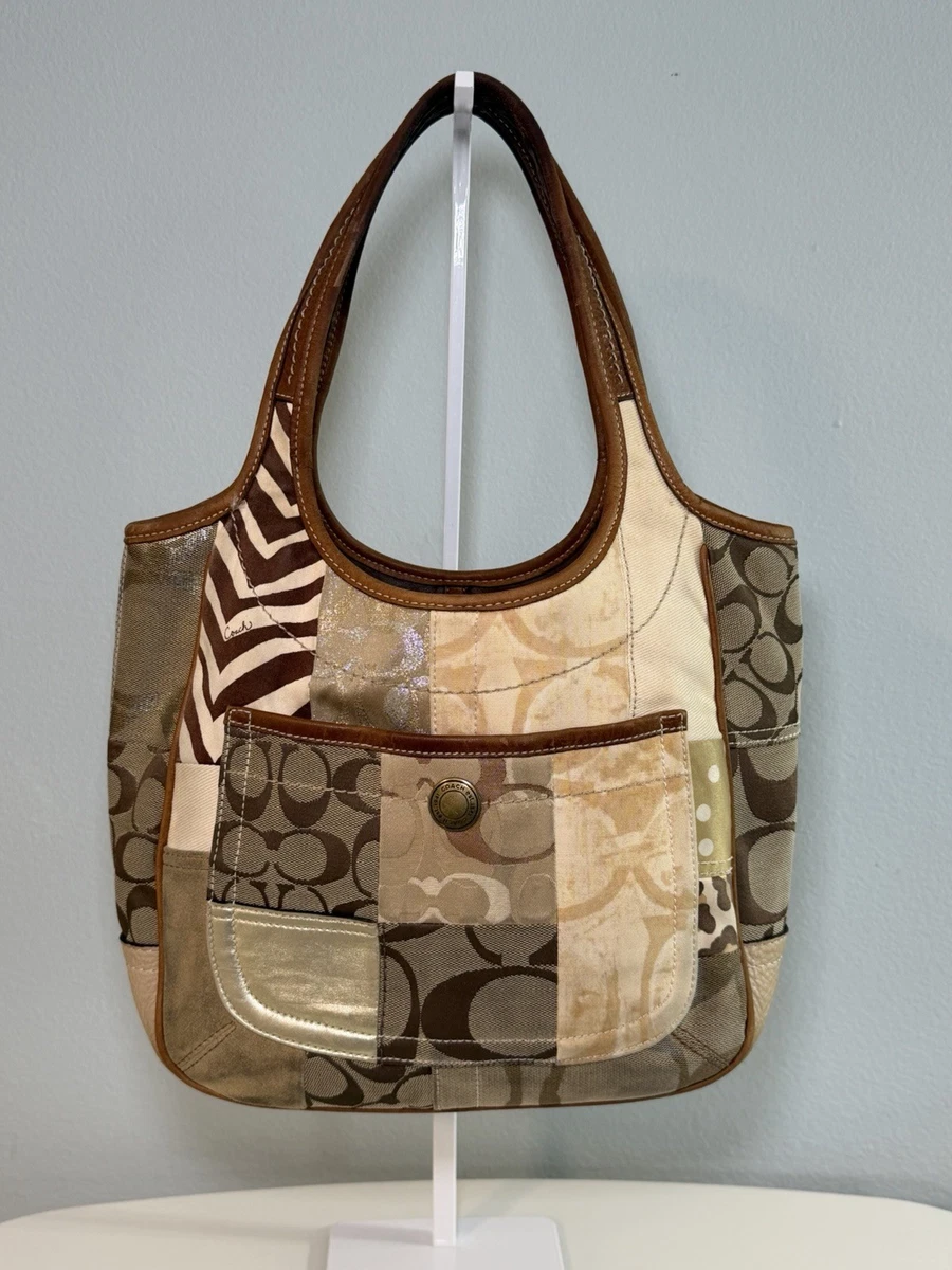 バッグ COACH signature patchwork shoulder bag Coach Patchwork Shoulder Bag Bags & Handbags for Women for sale | eBay