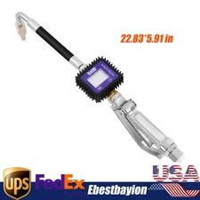Digital Oil Gun With Flow Meter Quantitative Oil Dispensing Gun For Gas Station