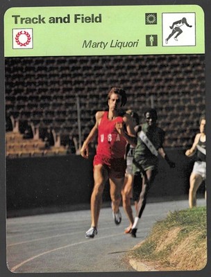 1977-79 Sportscasters - Series 53 Marty Liquori #53-11 Geneva C