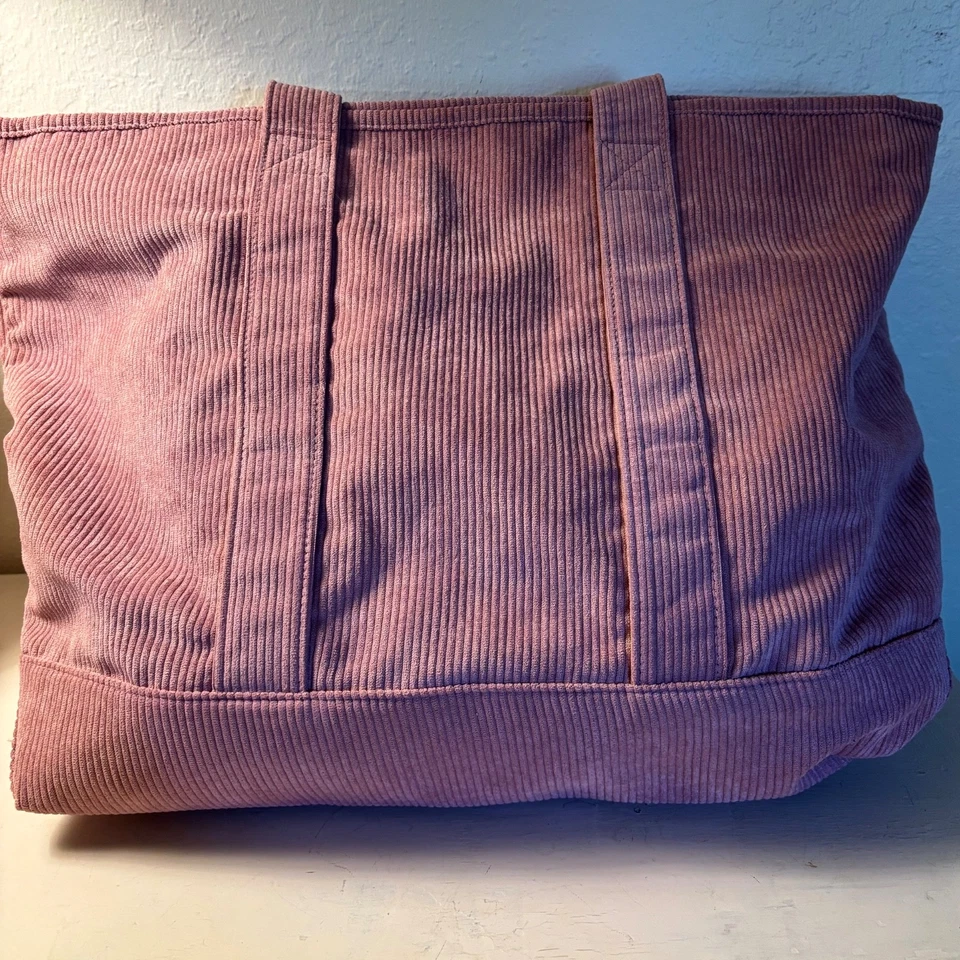 Duffle Bag Women’s Travel Weekender Rose Corduroy - Image 4 of 4