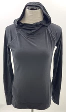 GapFit Breathe Pullover Hoodie Black Long Sleeve Activewear Top XS