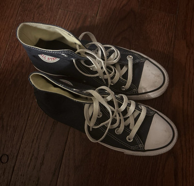 Converse Chuck Taylor All Star High Top Canvas Sneaker Black/White Lace-Up