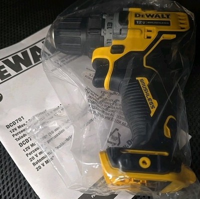 Dewalt XTREME Drill, 3/8 in, 12 V DC - DCD701B/ Tool Only No Battery 