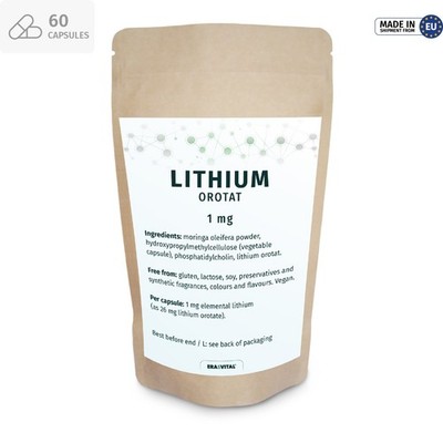 EraSvital Lithium Orotat 1mg liposomal formuliert Made in Europa