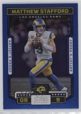 2023 Score Artist's Proof 16/35 Matthew Stafford #160 16wc