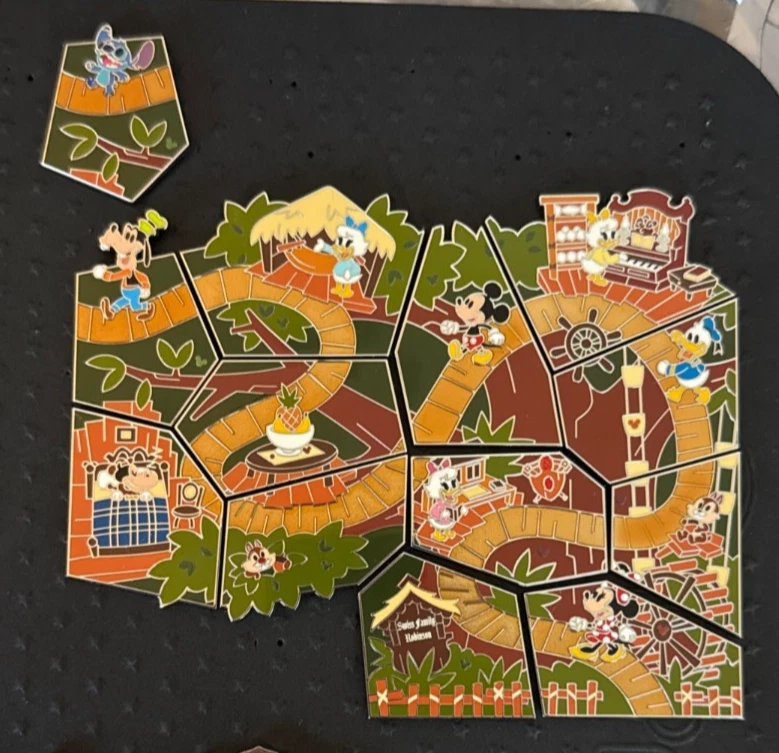 2026 WDW Swiss Family Treehouse Attraction Puzzle Pins