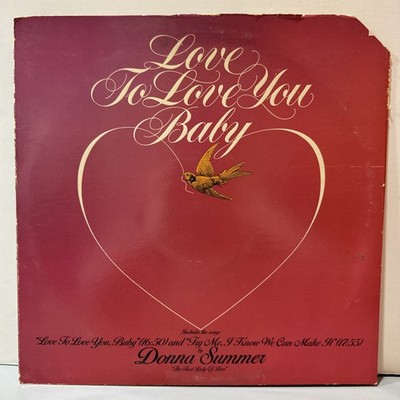 Donna Summer  Love To Love You Baby 12'' Single Gatefold USA 1976