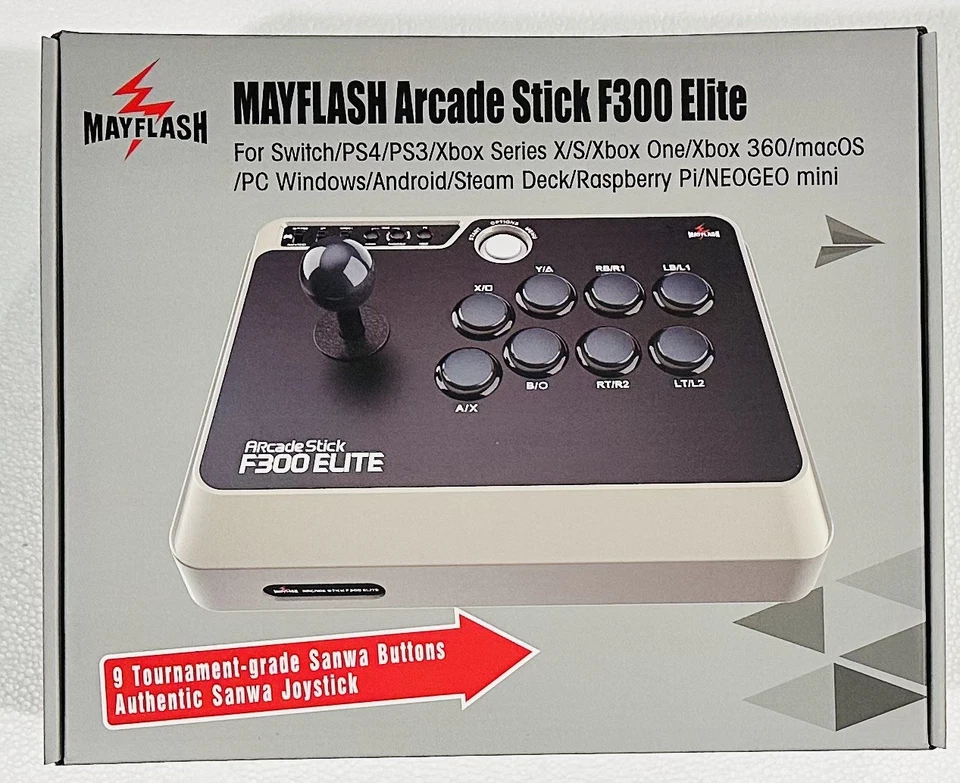 Brand New MAYFLASH Arcade Stick F300 Elite with Sanwa Buttons and Sanwa Joystick - Image 2 of 4