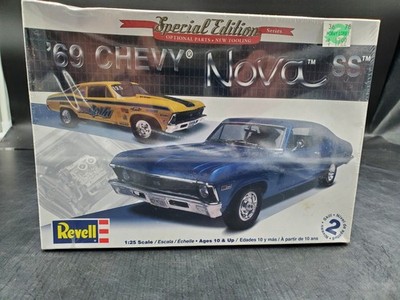    Revell 1969 Chevy Nova SS 2'n1 Model Kit 1:25 Special Edition Read   
