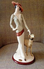 Giuseppe Armani Figurine "The Stroll" 1569C From The Florence Sculpture D'arte