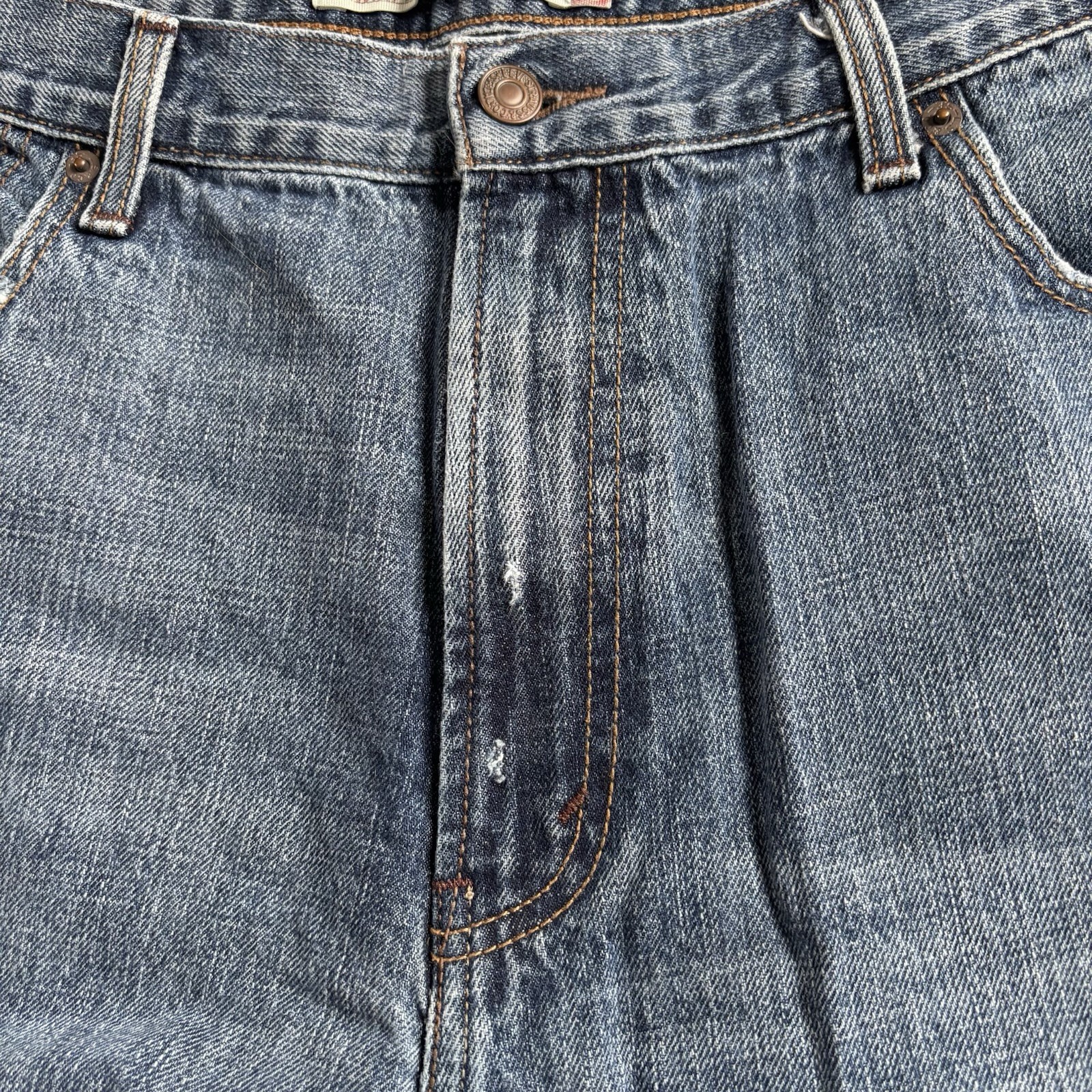 Levi's Men's 569 Loose Straight W 36 L 34 100% Cotton Denim Jeans thumbnail 3