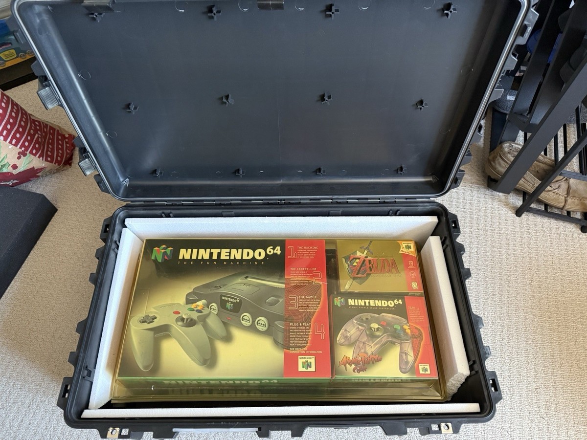 Sealed Nintendo 64 in Original Blister Pack With Atomic Purple
