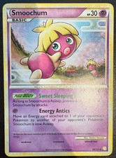 Pokémon TCG Smoochum Heartgold & Soulsilver 30/123 Regular Rare LP