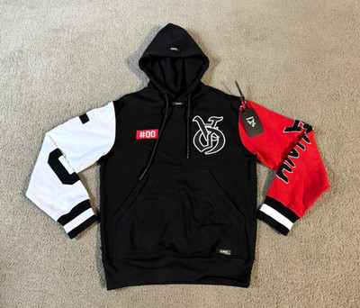 NWT Anti Order Colorbock Streetwear Embroidered Hooded Sweatshirt - Size Small
