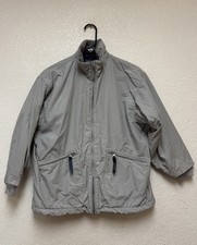 Vintage Patagonia Kids Gray Fleece Shelled Synchilla Jacket Sz M 10 