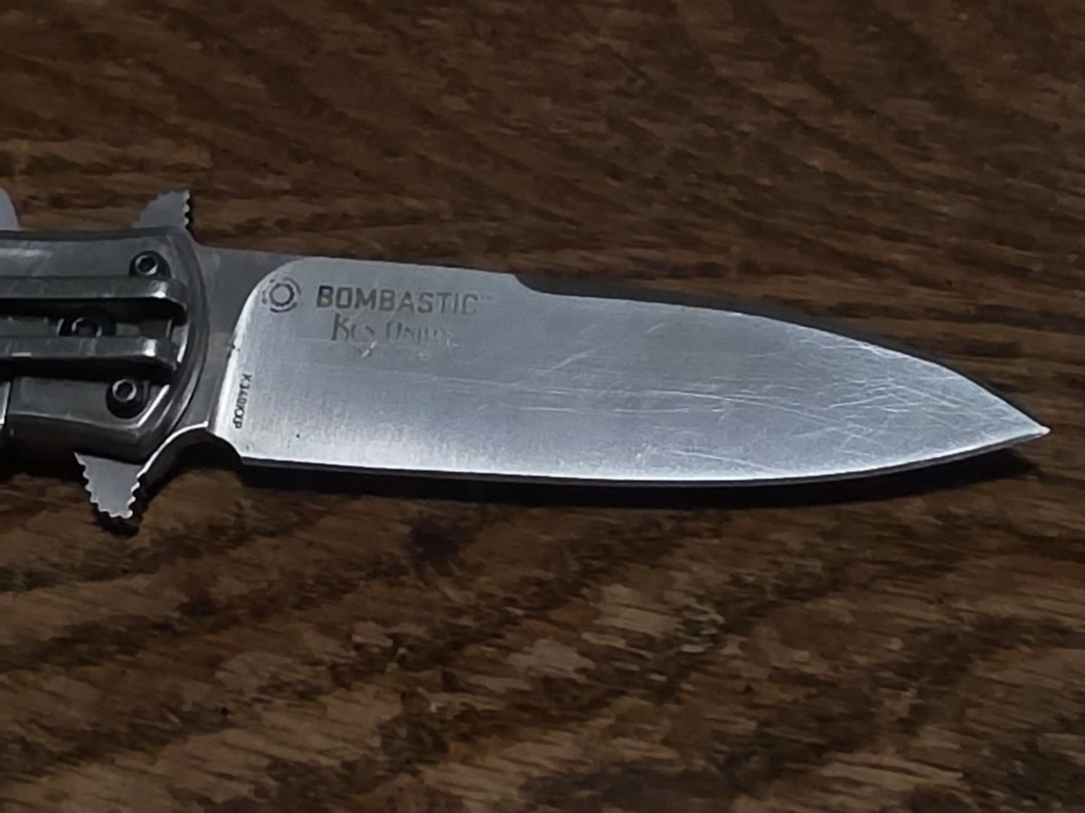 CRKT Bombastic K340KXP Ken Onion 8Cr13Mov Plain Satin Folding