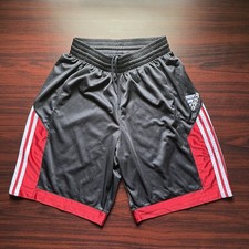 Vintage Adidas Shorts Silky Shiny Dazzle Men  s Basketball 3 Stripe Size Small