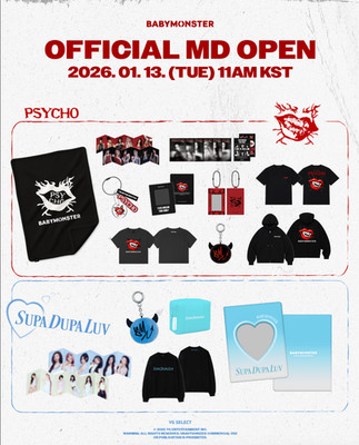 BABYMONSTER PSYCHO & SUPA DUPA LUV MD OPEN OFFICIAL MERCH BAEMON
