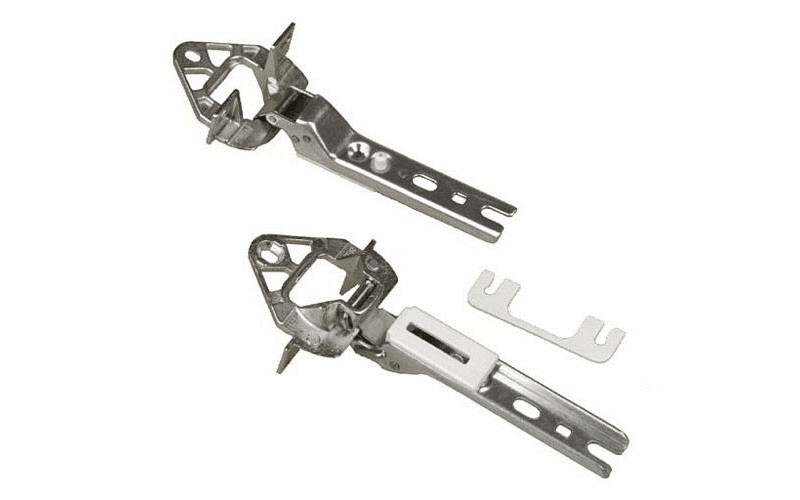 Charnières Bosch 00268698 en acier renforcé pour porte de réfrigérateur