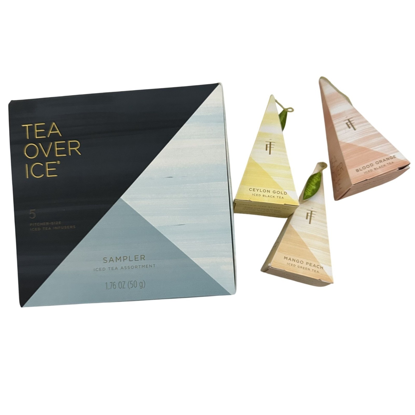 Forte Tea Over Ice Blends Set/8 Iced Tea Infusers Assorted Black Green White