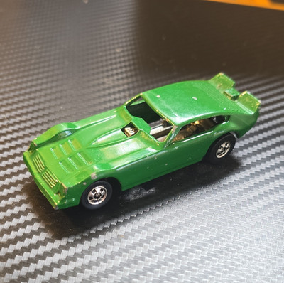 Vintage Hot Wheels Speed Machines Vega Bomb Green Funny Car 1983 Malaysia Base