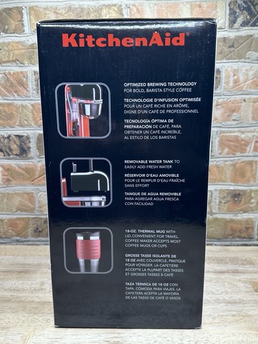 KitchenAid Cafetera Personal 18oz Taza - KCM0402ER - NUEVO - Imagen 3 de 5