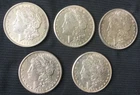 Silver Morgan Dollar  1921s 1921 p 1902o 1901o 1900p Lot of 5 Coins
