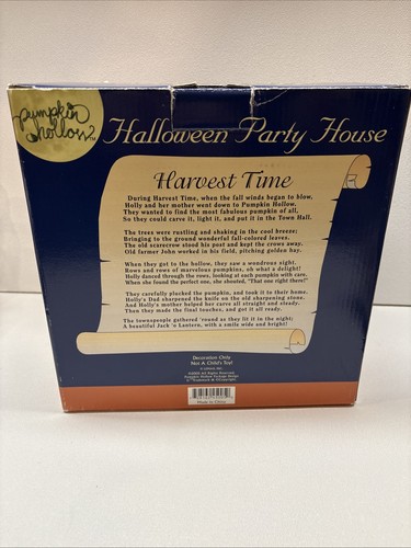LEMAX Pumpkin Hollow Spooky Town Halloween Party House Retired 2005 - Picture 12 of 16