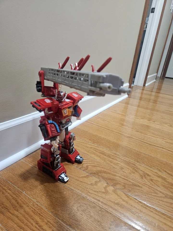 Transformers RID 2001/Car Robots Fire Convoy/Optimus Prime No Gun - Image 3 of 4