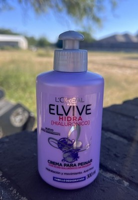 1 L ORÉAL ELVIVE HIDRA HIALURO CREMA PARA PEINAR 300ML (10oz) Hyaluronic