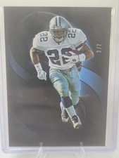 2025 Panini Silhouette Emmitt Smith #66 FOTL EXCLUSIVE BLACK 3/7 Dallas Cowboys 