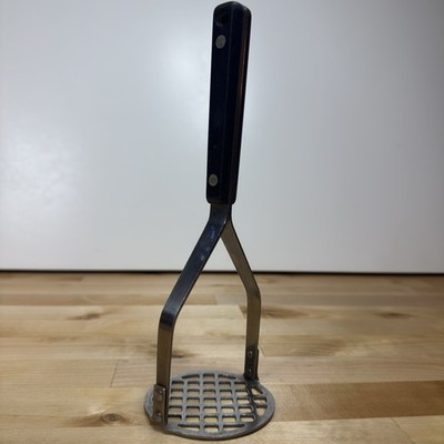 Vtge Flint Stainless Steel 9.25'' Hand Potato Masher Sturdy Composite Handle USA