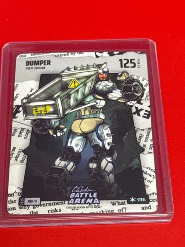 Bo Jackson Battle Arena Dumper First Edition Steel Card HBF-11 125 Power