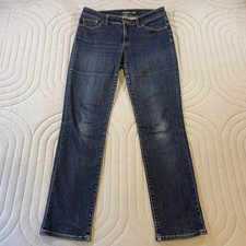 Lauren Ralph Lauren Modern Straight Curvy Blue Denim Stretch Jeans Women's Sz 6