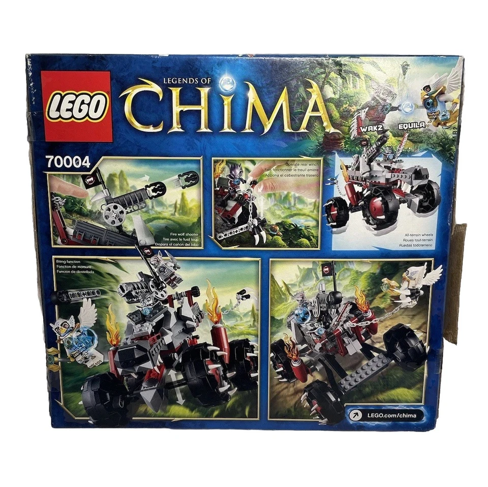 Lego Chima 70004 New Sealed Box w/ Damage Retired Discontinued 2014 - Image 2 of 4