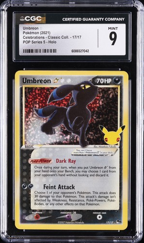 Umbreon ★ graded CGC 9 for sale on eBay