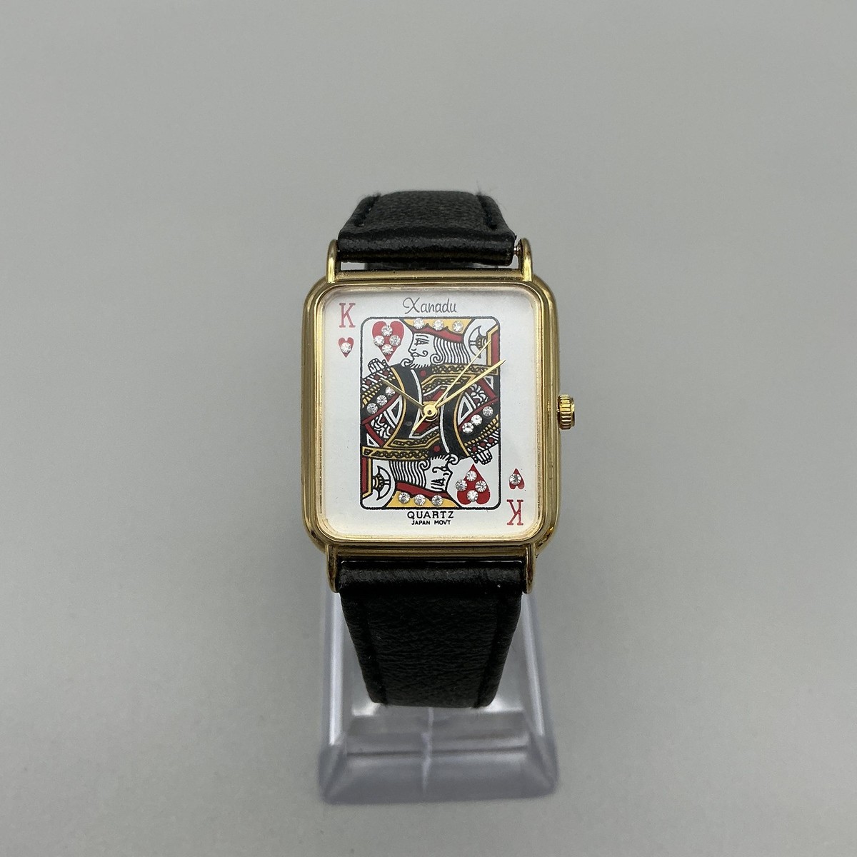 Vintage Xanadu Women Watch 26mm King Of Hearts Dial Gold Tone New