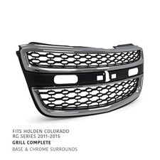 Grill Assembly With Chrome Moulds Fits Holden RG Colorado 2012 - 2016