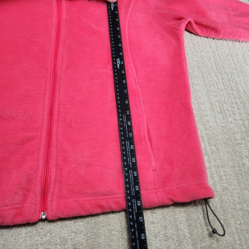 Columbia Benton Springs Jacket Women 2X Plus Pink Full Zip Hiking Fleece Barbie - Picture 3 of 9
