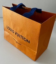LOUIS VUITTON 8.5  x7  x4  Authentic Paper Gift/Shopping Bag Small Tote Orange