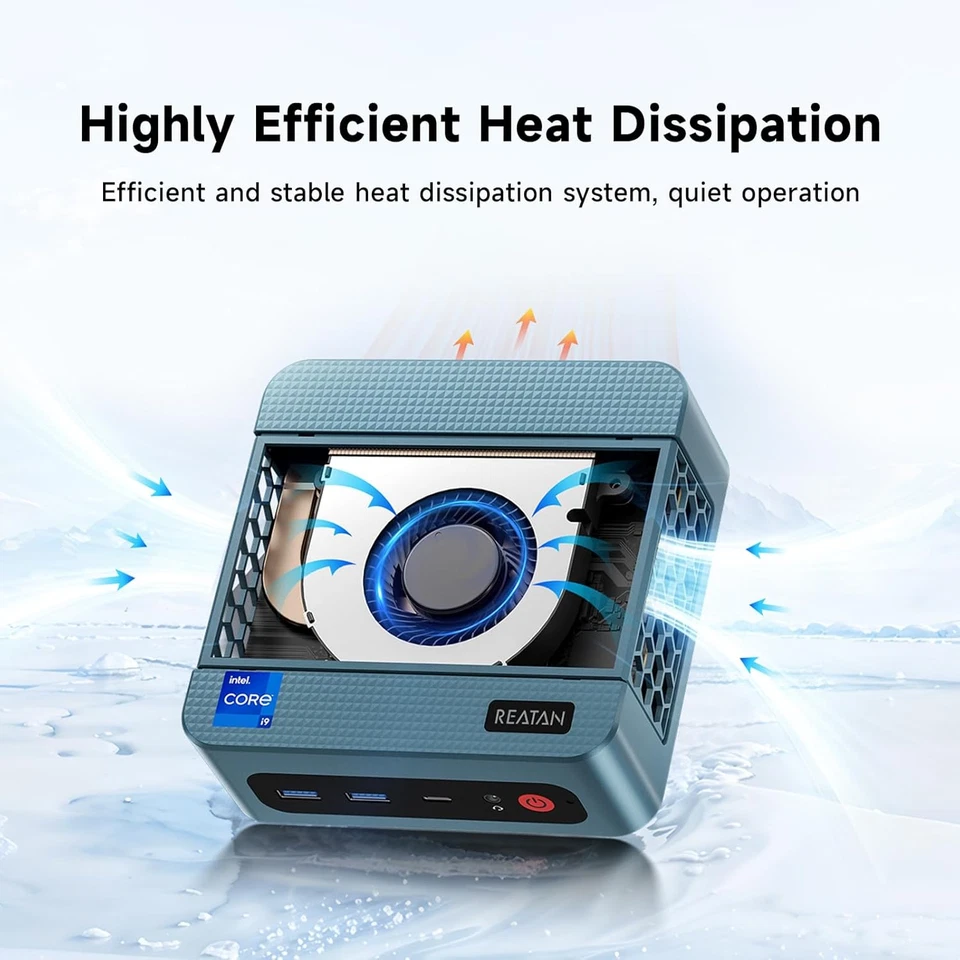 S8 Mini PC Gaming - Intel i9 12900H, 32GB DDR5, 1TB SSD, 8K Support - Image 4 of 4