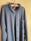 Womens Plus Size 3X 24/26 Blue Knit Button Front Jacket NWT — photo 3