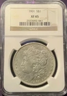 ⚠️  1901  1-Dollar Morgan Dollar  NGC  XF-45 !  Beautiful Luster !  ⚠️