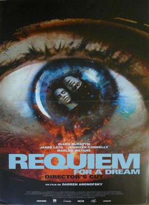 REQUIEM FOR A DREAM - ARONOFSKY / CONNELLY / LETO - GROSSES FILMPLAKAT NEUAUF...