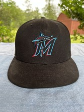 Florida Miami Marlins New Era 59FIFTY Fitted On Field MLB Hat 7 3/8