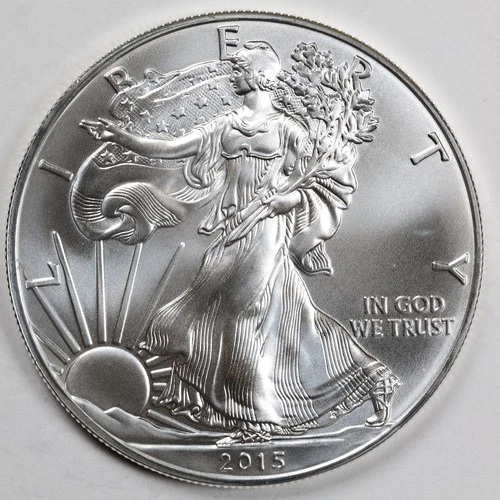 2015 American Silver Eagle #2 (BU) in a Capsule - PRISTINE - ORIGINAL OWNER!