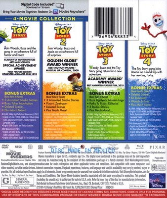Toy Story: 4-Movie Collection (Blu-ray) for sale online | eBay