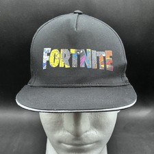 Fortnite Snapback Hat Black w/ Color/Character Logo Youth/Teen OSFM Gently Used
